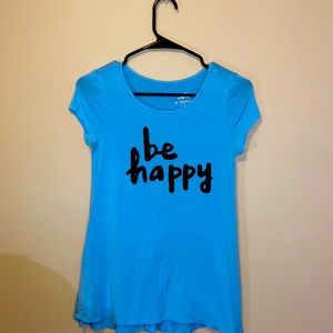 Kids baby blue justice T-shirt